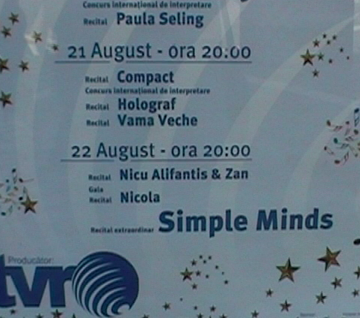Programm Musikfestival 2003 in Brasov